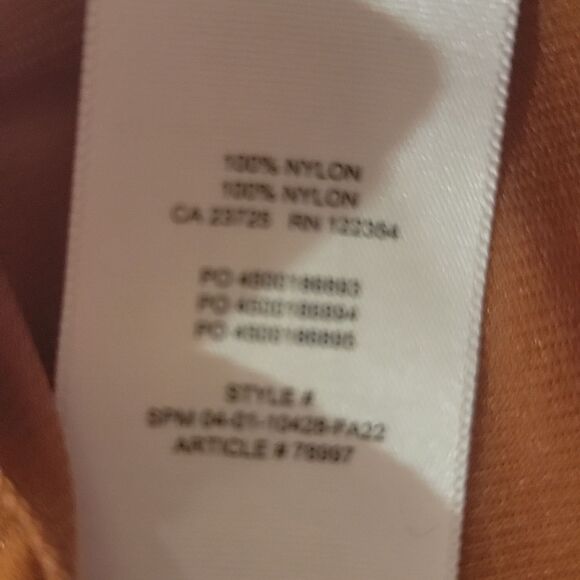 Wilfred Pose Longsleeve Button-Down Shirt Sz Med Rice Chestnut - Picture 8 of 8